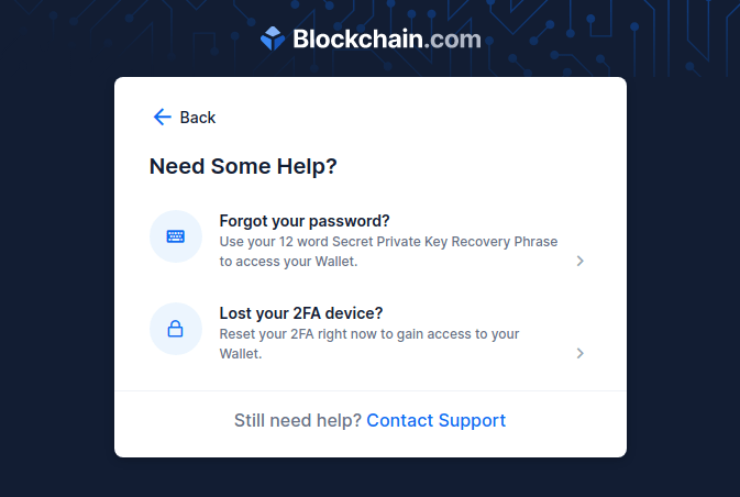 Apa Bisa Reset Password Blockchain tanpa 12 word Wallet Recovery Phrase?